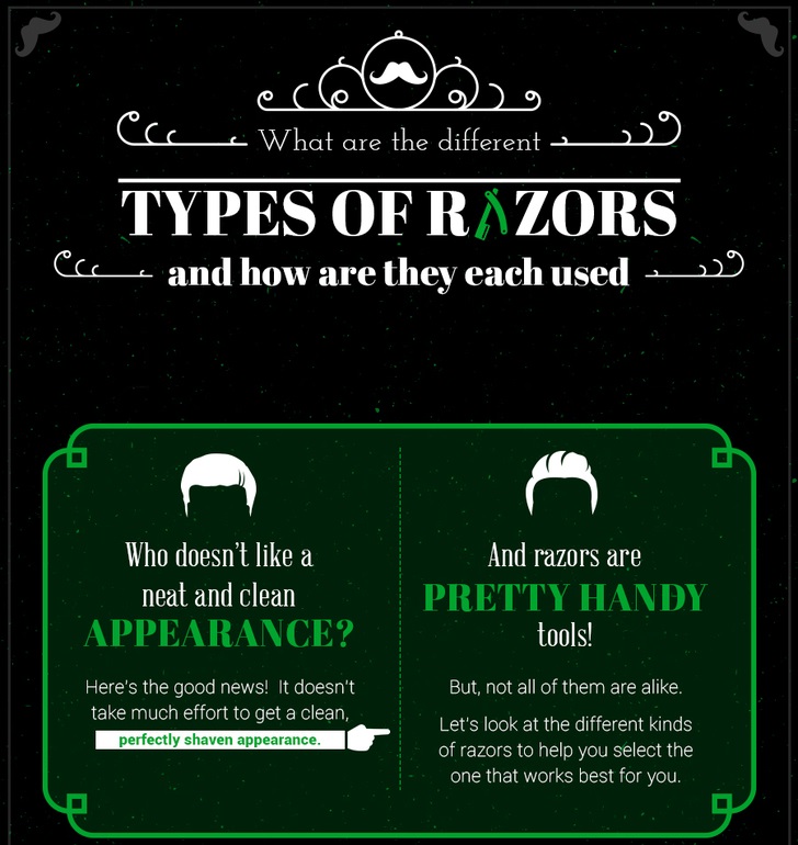 What Are The Different Types Of Razors? (Infographic)